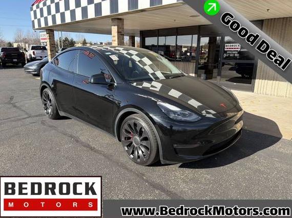 TESLA MODEL Y 2022 7SAYGDEF2NF318720 image